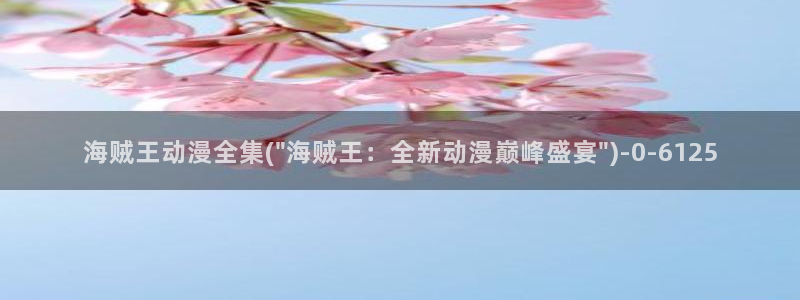 棋魂动漫