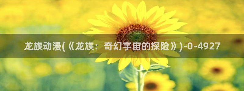 动漫节：龙族动漫(《龙族：奇幻宇宙的探险》)